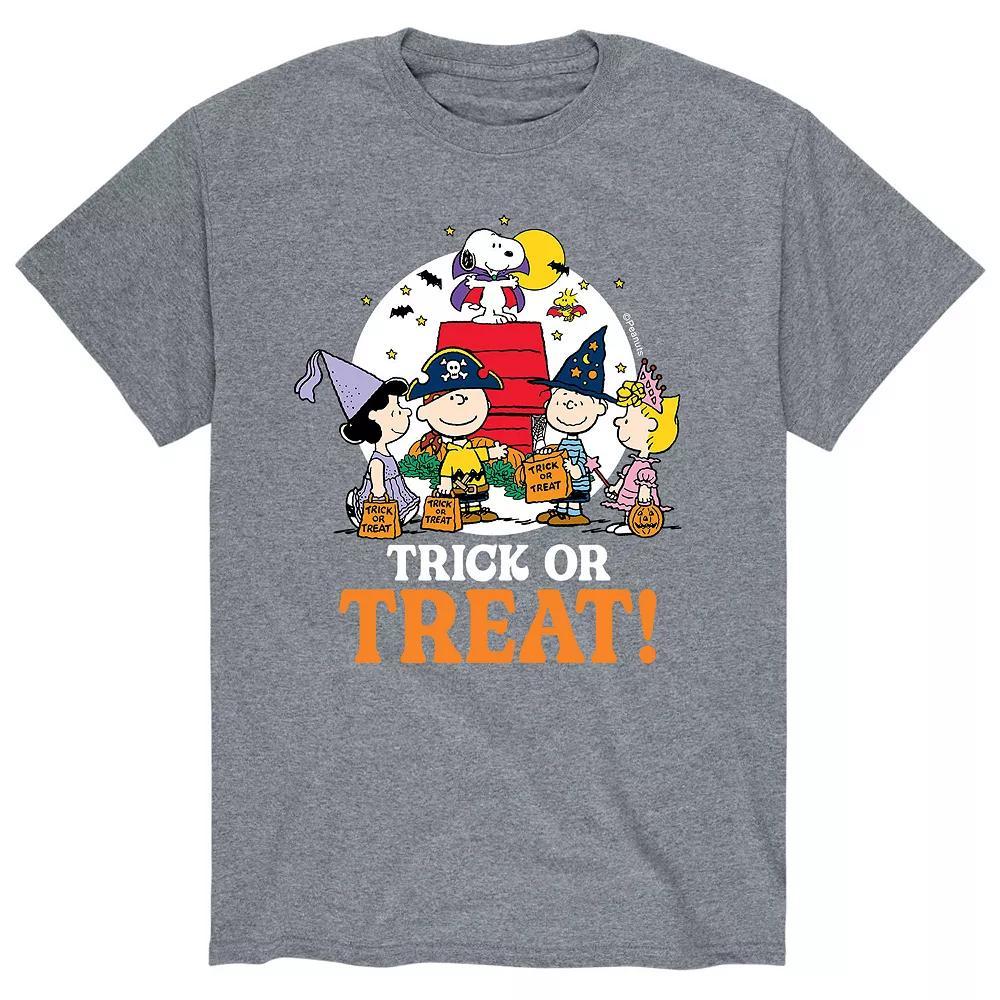 Big & Tall Peanuts Trick Or Treat Tee, Men's,  Product Image