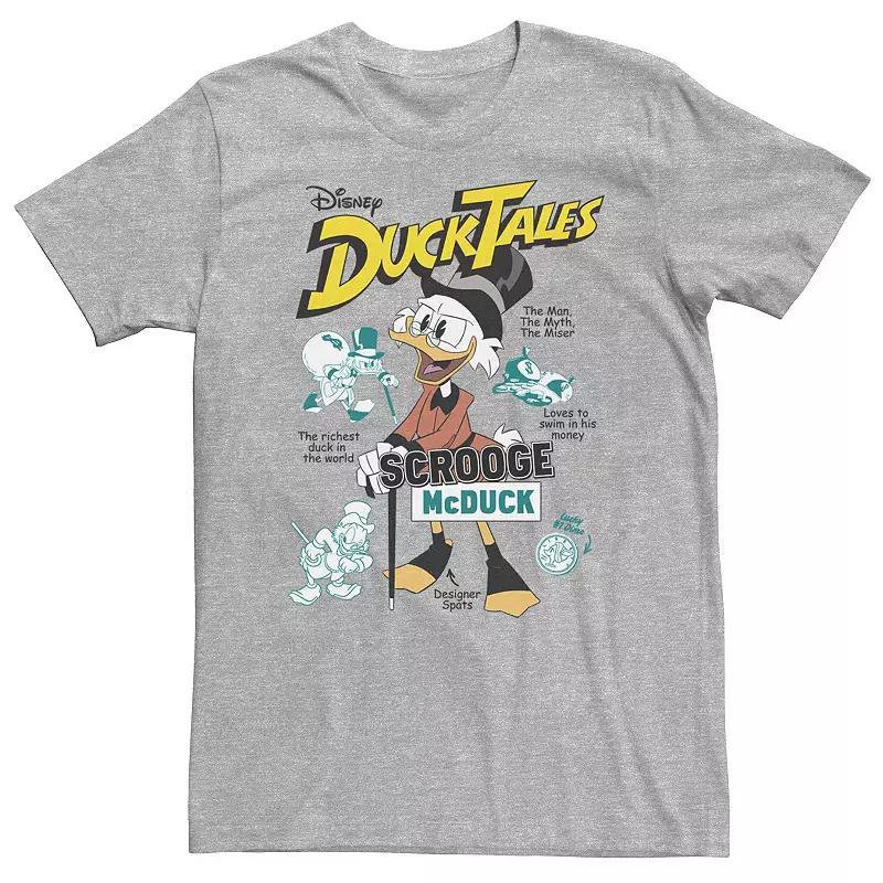 Big & Tall Disney Duck Tales Richest Duck Vintage Poster Tee, Men's,  Product Image