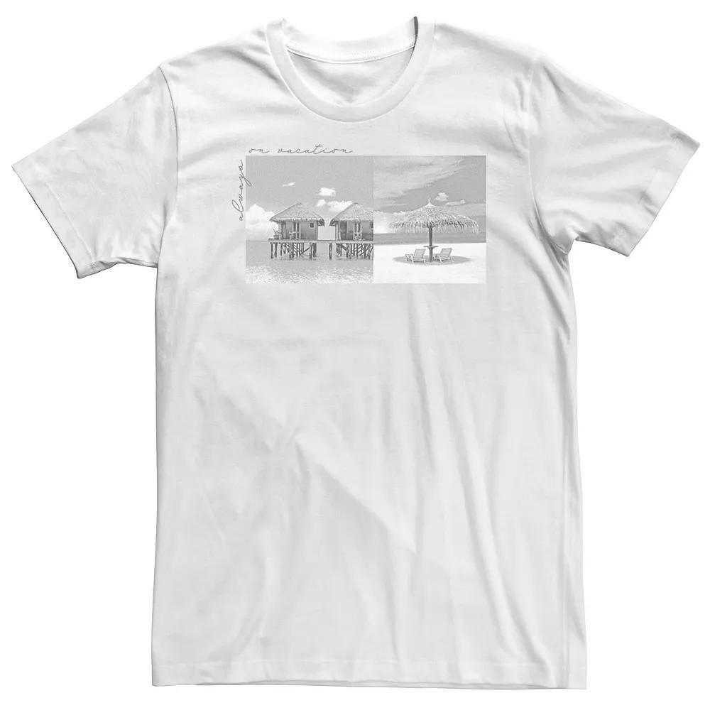 Big & Tall Always On Vacation Photo Real Tee, Men's,  Product Image
