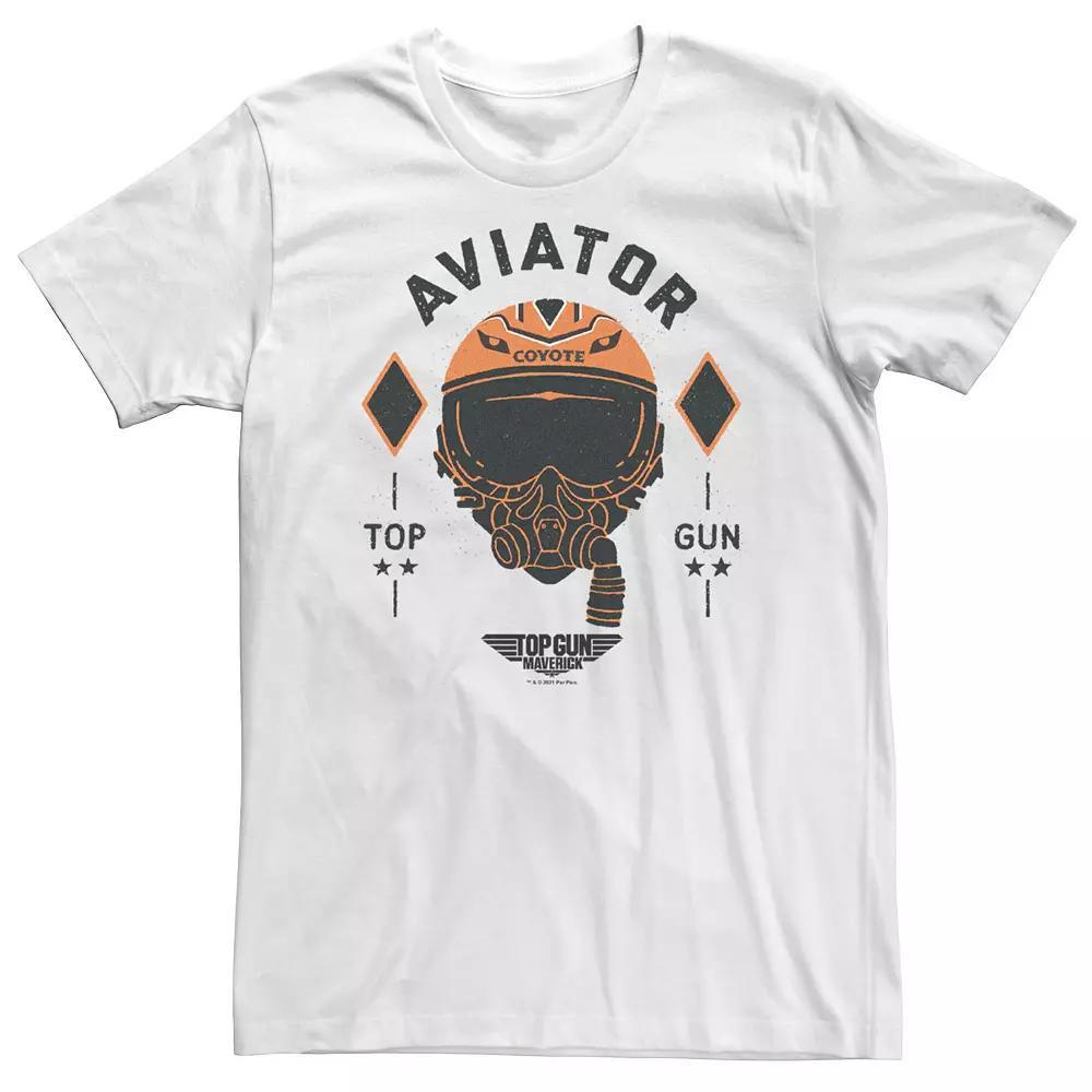 Big & Tall Top Gun Maverick Coyote Aviator Tee, Men's, Size: 5XL, White Product Image