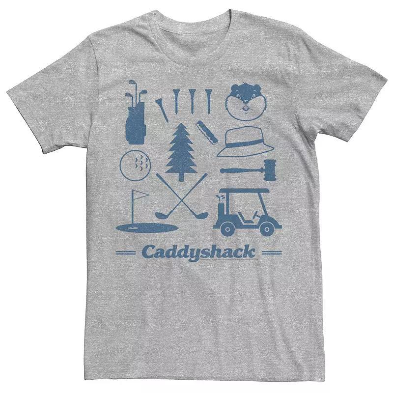 Men's Caddyshack Icons Tee, Size: Small, Athletic Grey Product Image