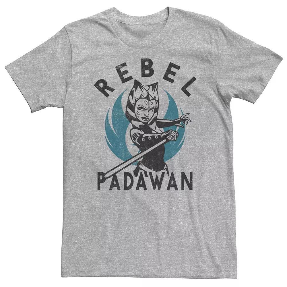 Big & Tall Star Wars: Clone Wars Ahsoka Rebel Padawan Portrait Tee, Men's,  Product Image