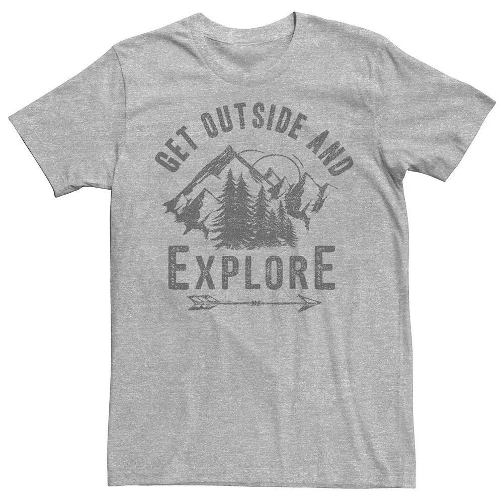 Men's Get Outside & Explore Forest Scene Tee,  Product Image