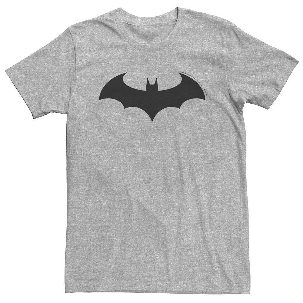 Big & Tall DC Comics Batman Modern Logo Tee, Men's, Size: 3XL Tall, Athletic Grey Product Image