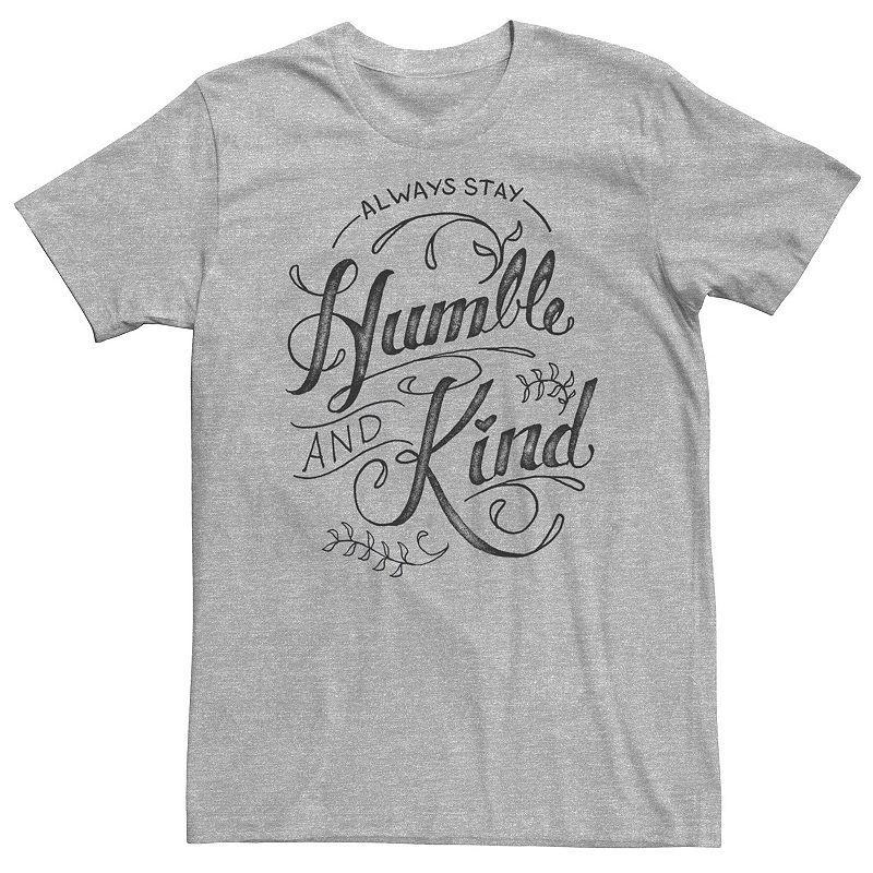 Big & Tall Fifth Sun Always Stay Humble And Kind Script Tee, Mens Athletic Grey Product Image