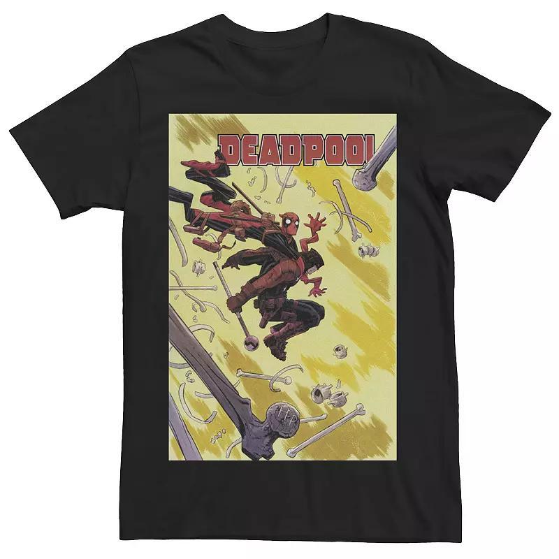 Mens Marvel Deadpool Comic Book Cover Tee Product Image