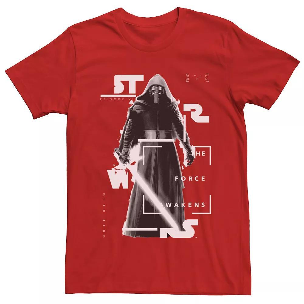 Men's Star Wars The Force Awakens Kylo Ren Fragment Portrait Tee,  Product Image