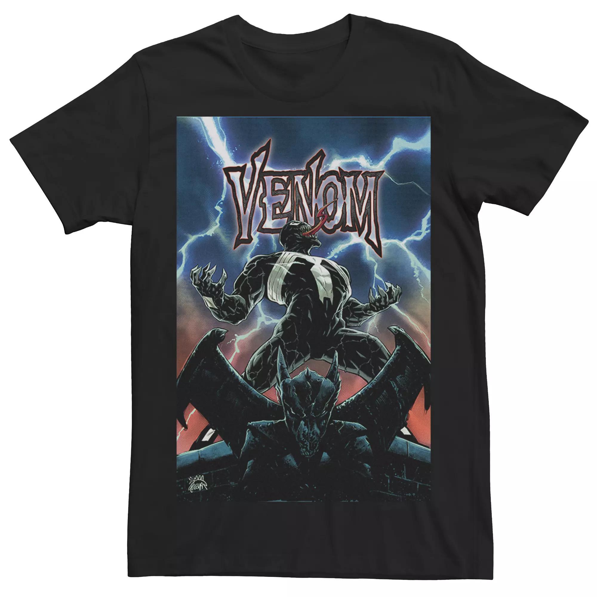 Men's Marvel Venom Graphic Tee, Size: Medium, Black Product Image