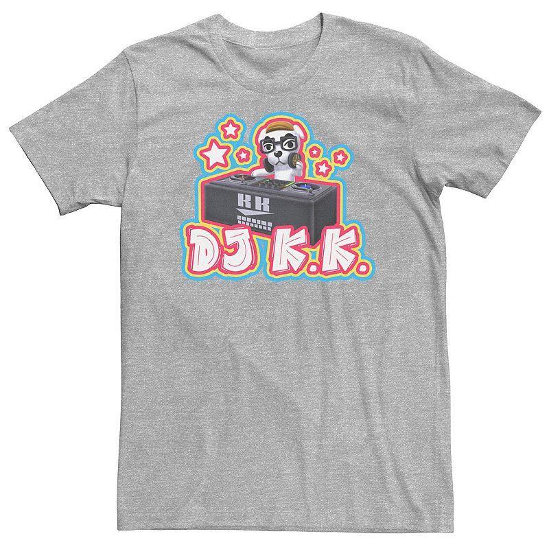 Big & Tall Animal Crossing DJ K.K. Portrait Tee, Mens Athletic Grey Product Image