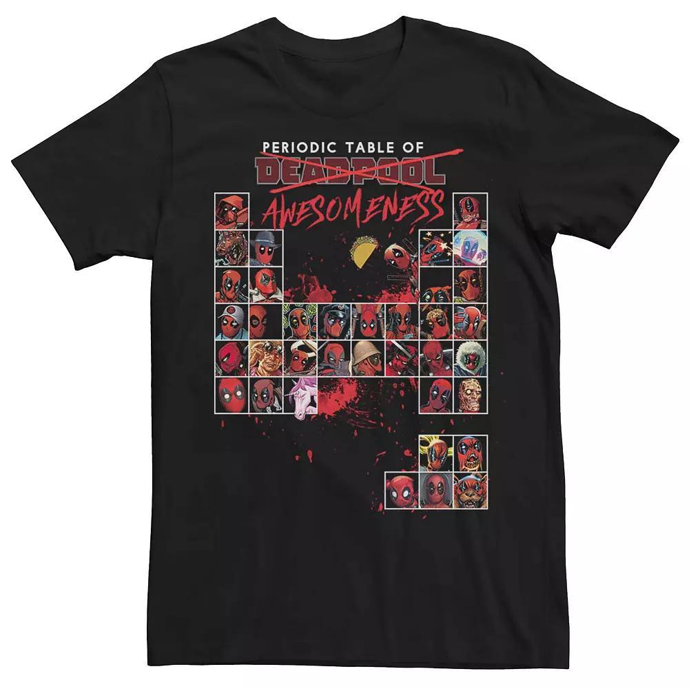 Men's Marvel Periodic Table Of Deadpool Awesomeness Tee,  Product Image
