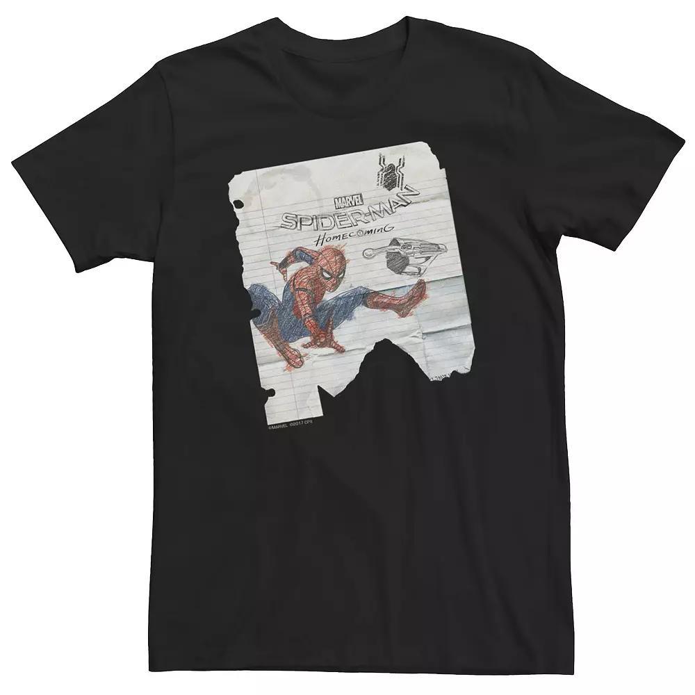 Big & Tall Marvel Spider-Man Homecoming Doodle Product Image