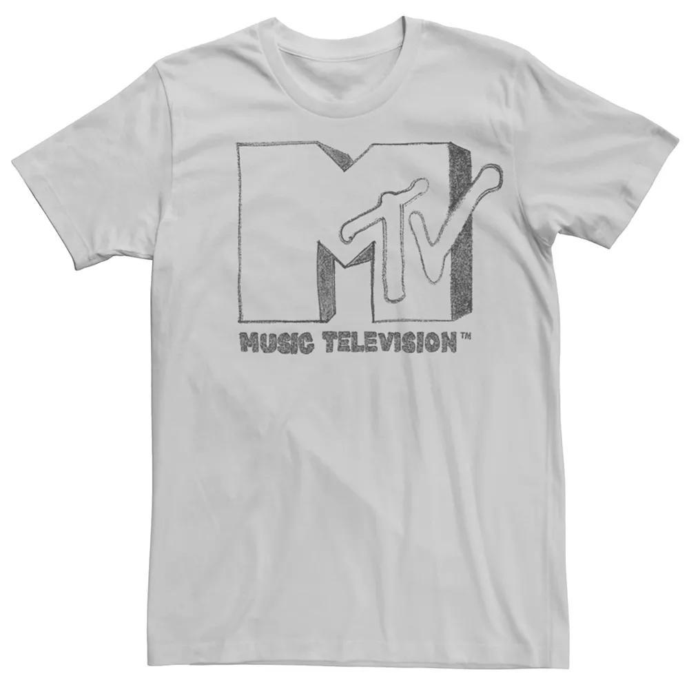 Men's MTV Sharpie Sketched Logo Tee,  Product Image