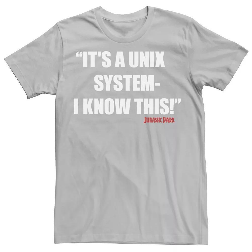 Men's Jurassic Park It's A Unix System Tee,  Product Image