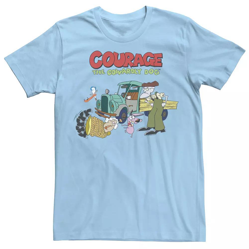 Men's Courage The Cowardly Dog Scene Logo Tee,  Product Image