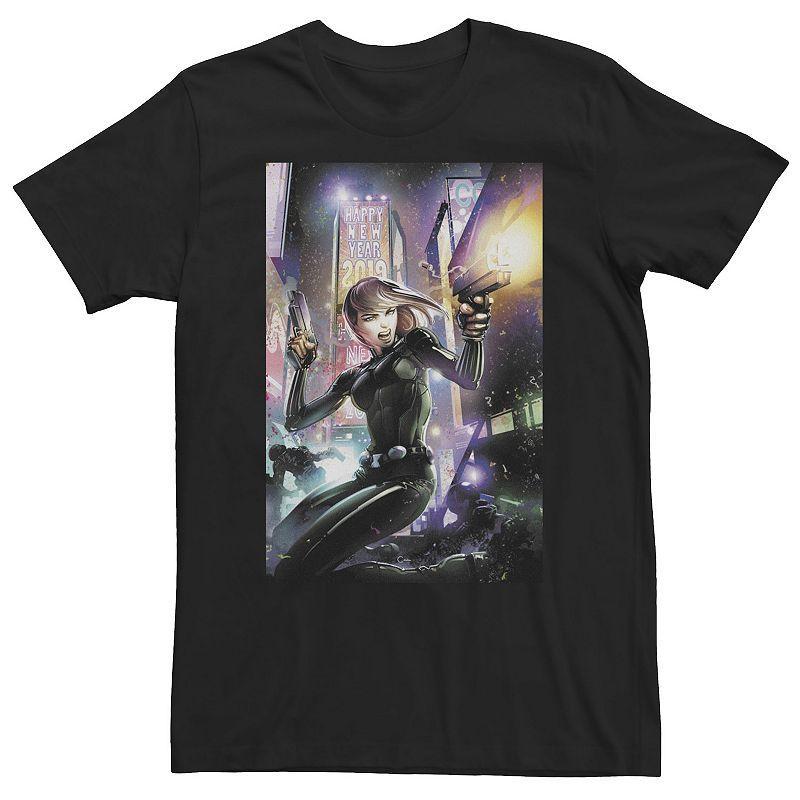 Big & Tall Marvel Comixology Black Widow Back From The Dead Comic Cover Tee, Men's, Size: 4XL Product Image