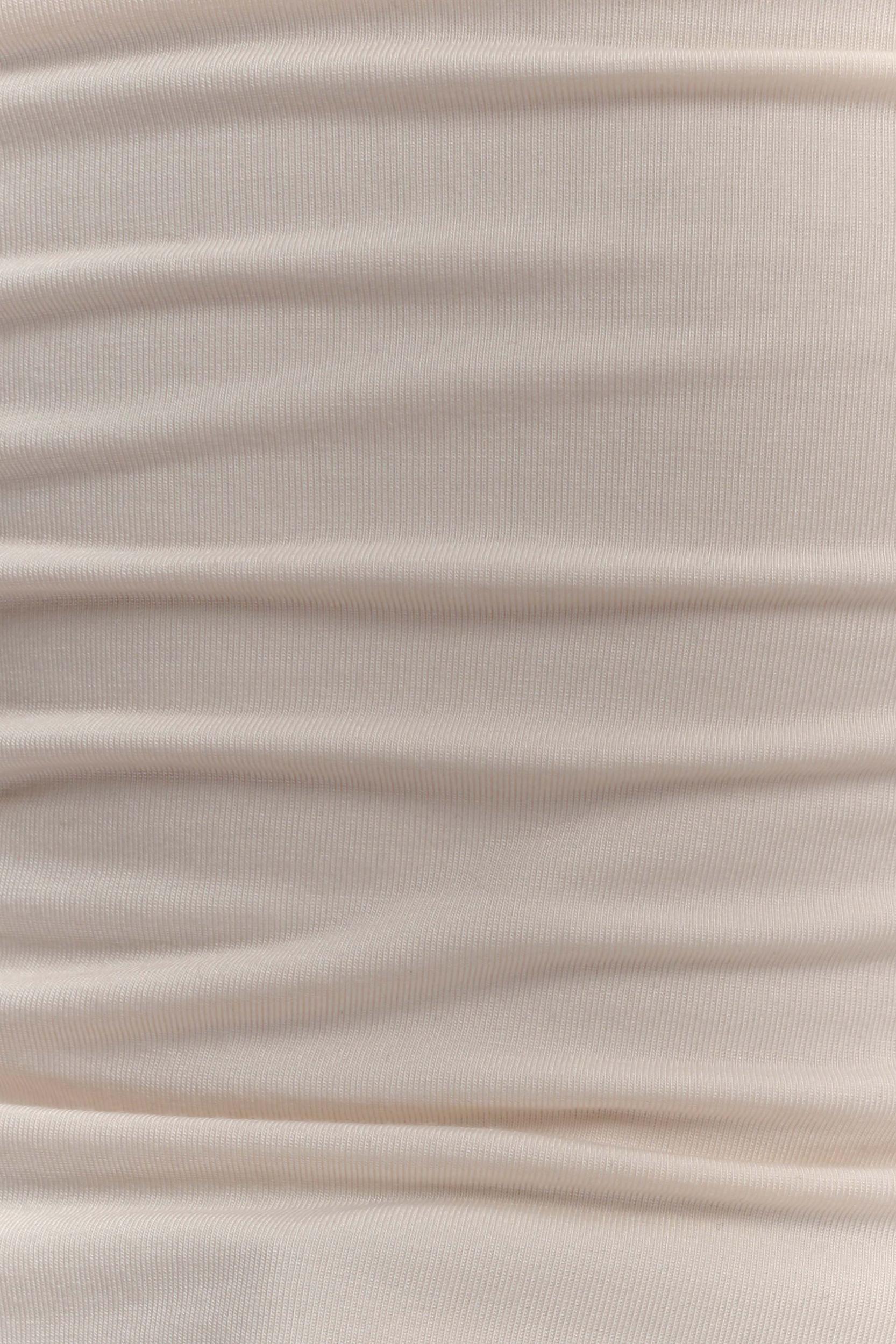 Ember Modal Long Sleeve High Neck Top - Ivory Product Image