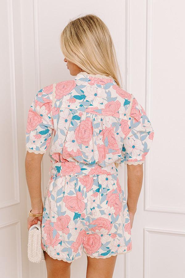 Season Of Bliss Linen-Blend Romper Product Image