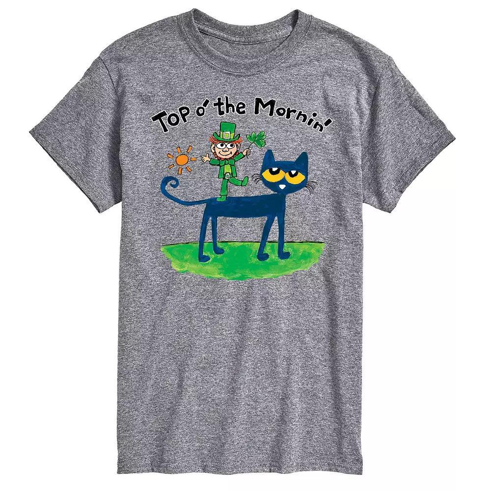 Big & Tall Pete The Cat Top O The Mornin' Tee, Men's,  Product Image