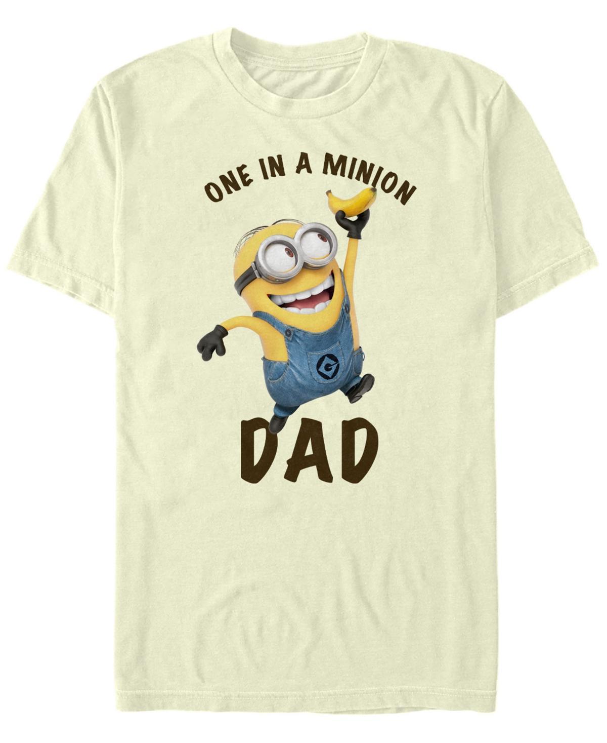 Men's Despicable Me Minions 'Tis The Season To Be Jolly Banana Tee, Size: Large, Natural Product Image