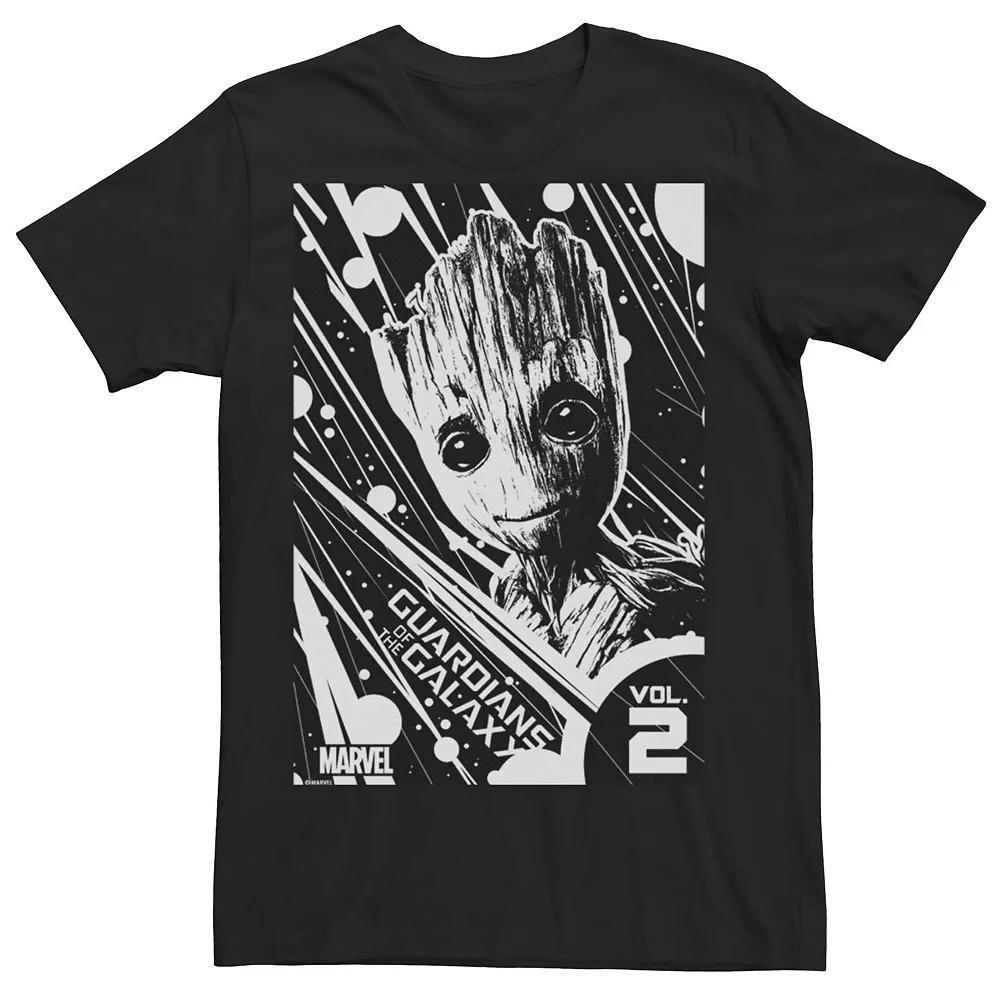 Men's Marvel Guardians Of The Galaxy 2 Groot Splatter Poster Graphic Tee,  Product Image