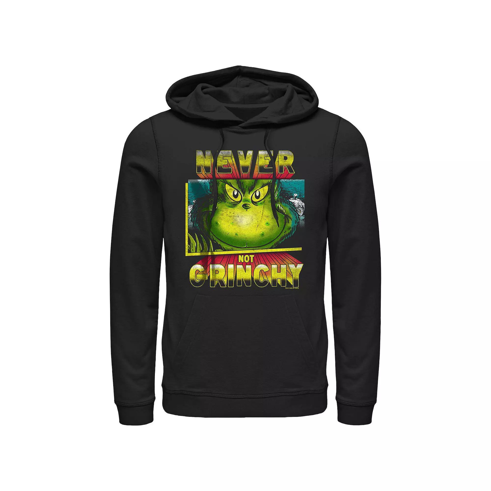 Big & Tall Dr. Seuss Never Not Grinchy Graphic Hoodie, Men's,  Product Image