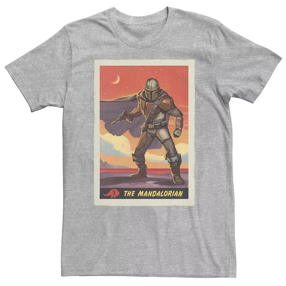 Big & Tall Star Wars The Mandalorian Trading Card Tee, Men's,  Product Image