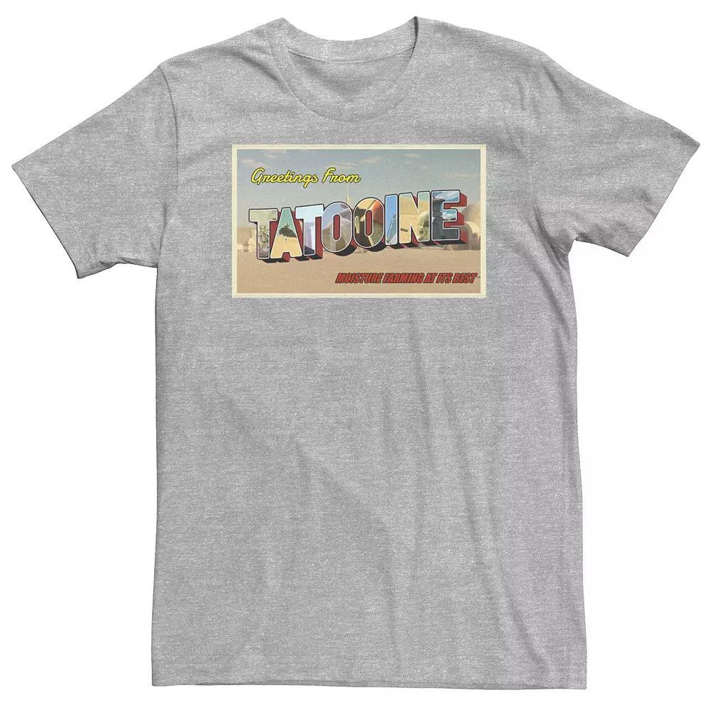 Big & Tall Star Wars Tatooine Post Card Tee, Men's,  Product Image