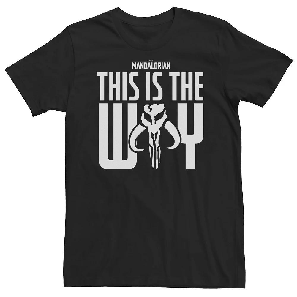 Big & Tall Star Wars The Mandalorian "This Is The Way" Mythosaur Block Tee, Men's,  Product Image
