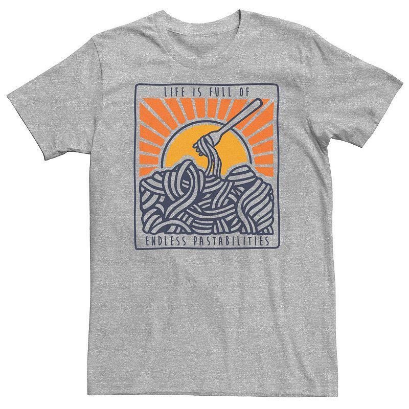 Big & Tall "Life Is Full Of Endless Pastabilities" Tee, Men's,  Product Image