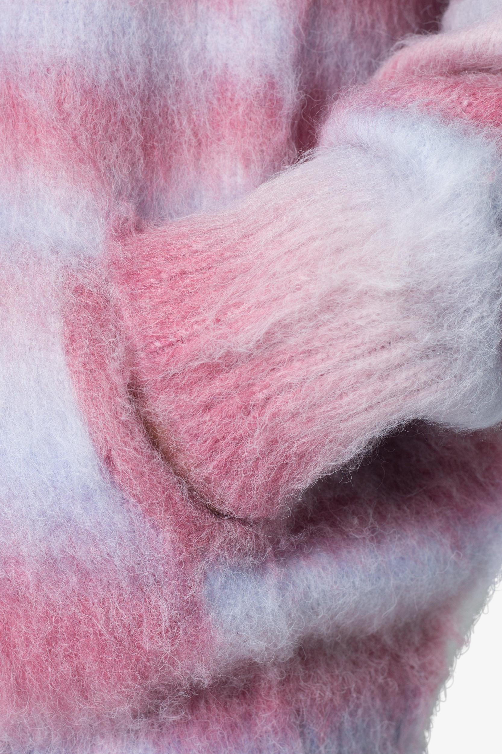 Striped Mohair Hoodie - Multi Product Image