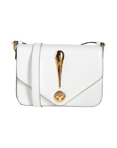 MOSCHINO Interrogation Point-plaque Shoulder Bag In White Product Image