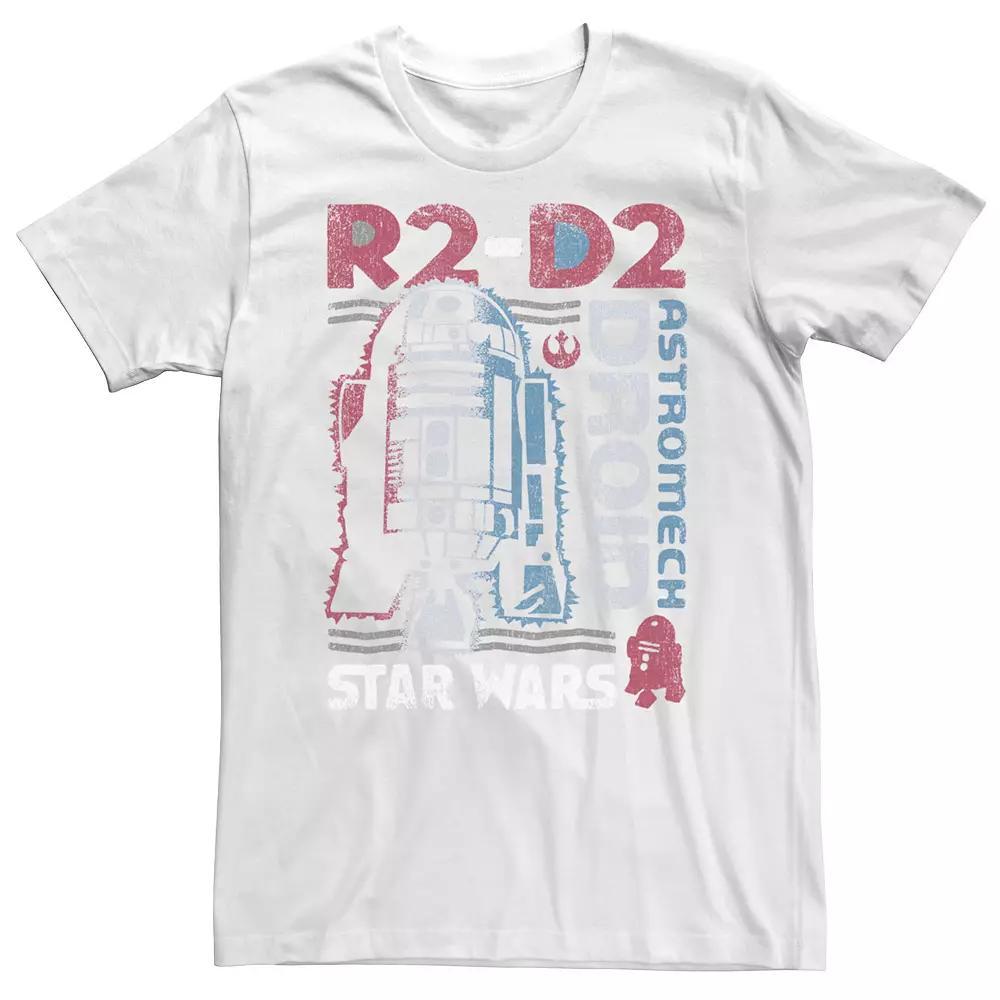 Men's Star Wars Distressed Vintage Astromech Droid R2-D2 Graphic Tee,  Product Image