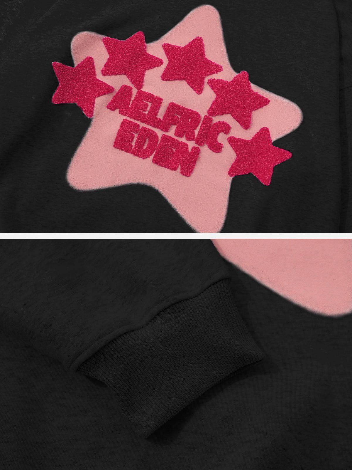 Aelfric Eden Vintage Embroidery Eden Star V303 Hoodie Product Image