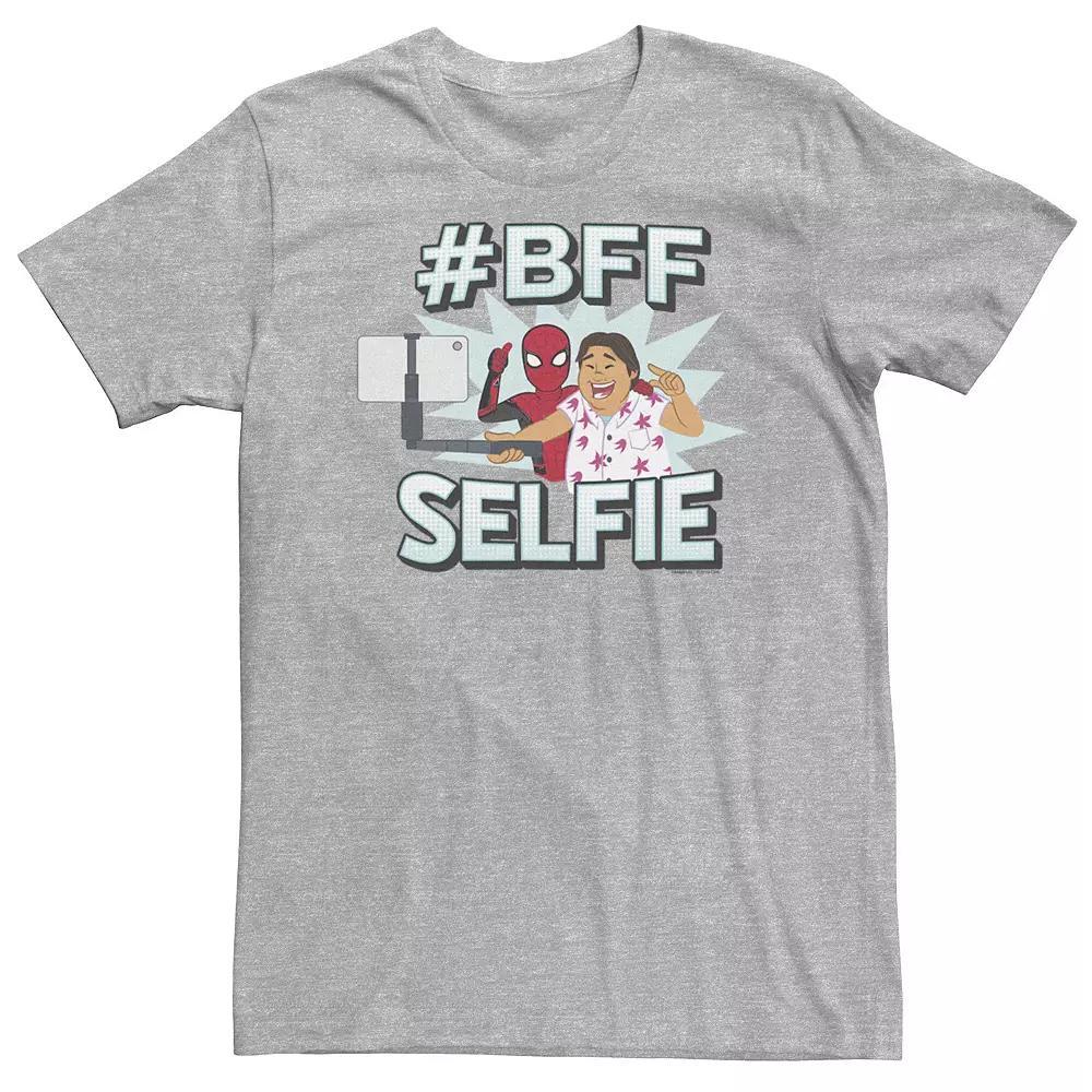 Big & Tall Marvel Spider-Man Far From Home BFF Selfie Graphic Tee, Men's,  Product Image