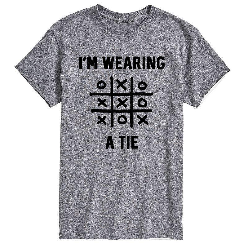 Big & Tall I'm Wearing a Tie Graphic Tee, Men's, Size: XL Tall, White Product Image