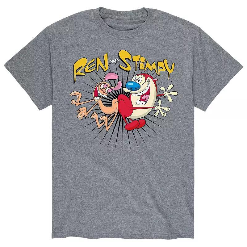 Men's Ren & Stimpy Butt Bump Tee,  Product Image