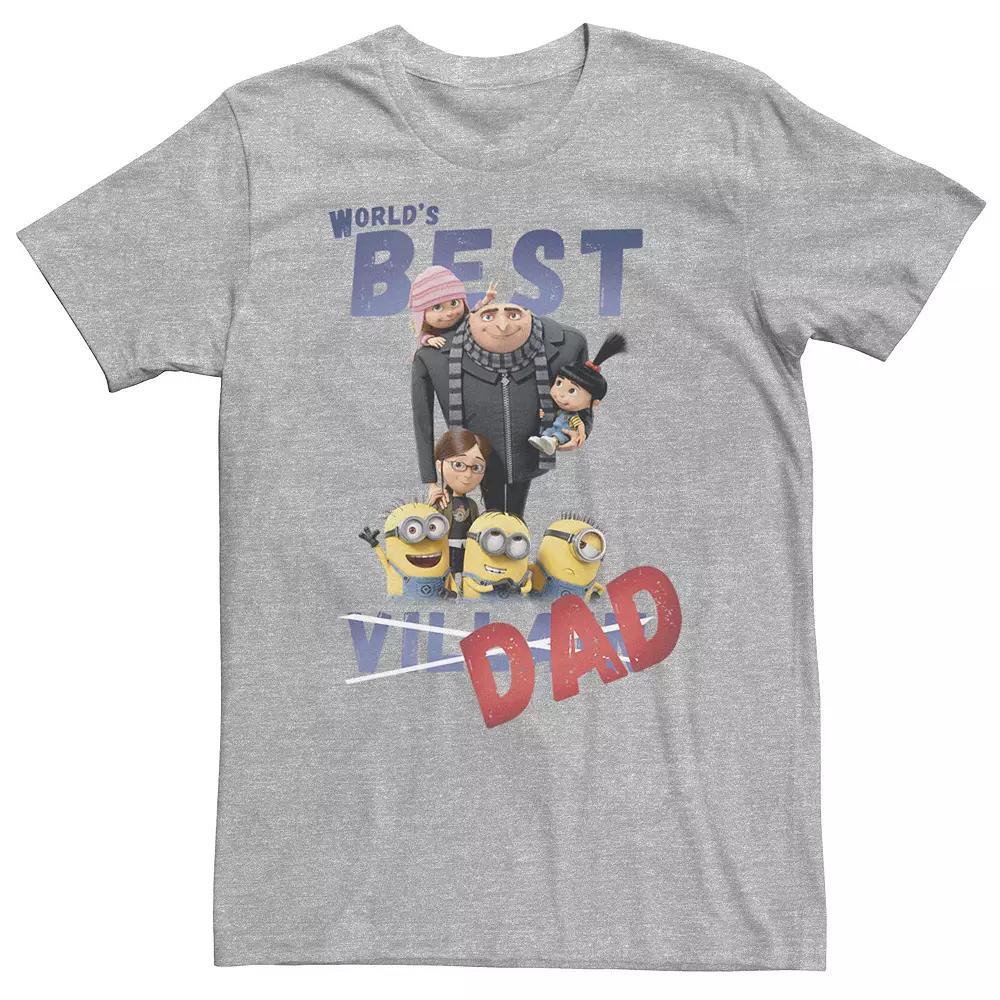 Big & Tall Despicable Me Minions "World's Best Dad" Tee, Men's,  Product Image