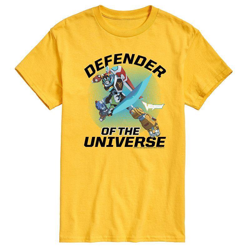 Men's Voltron Defenders Of The Universe Graphic Tee, Size: XXL, Yellow Product Image