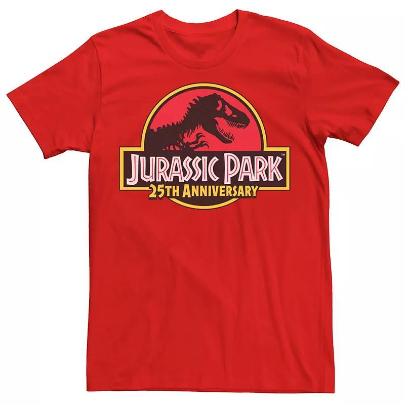 Men's Jurassic Park Twenty Fifth Anniversary Tee, Size: Large, Red Product Image