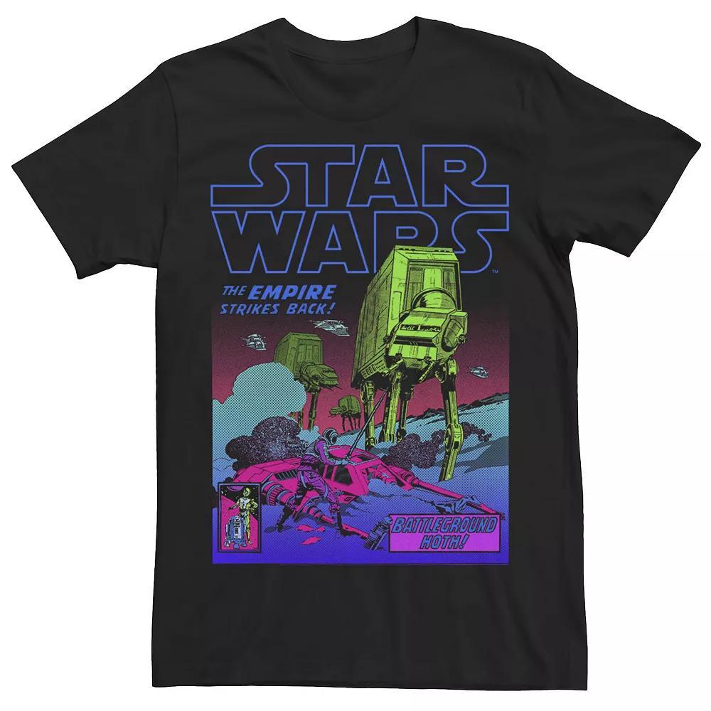 Men's Star Wars Black Light Poster Tee, Size: XL Product Image