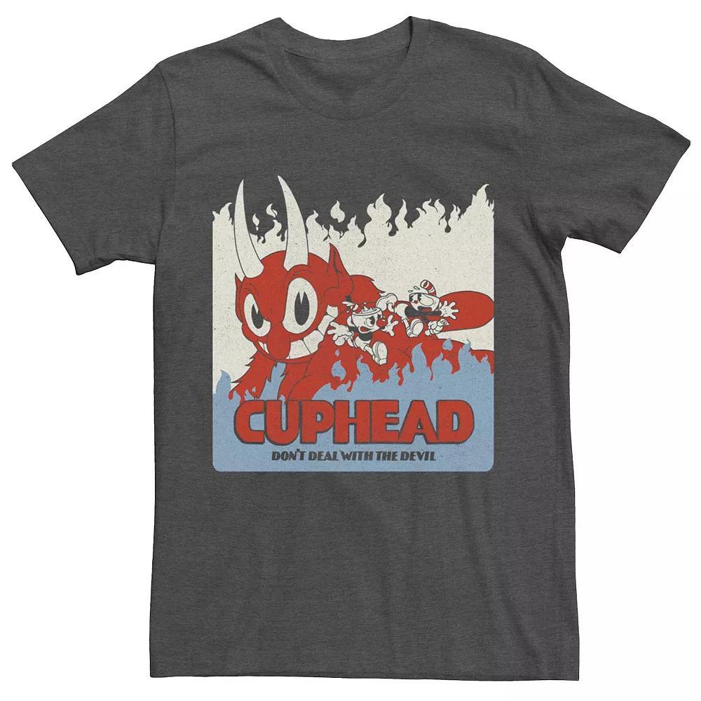 Men's Cuphead Don't Deal With The Devil Vintage Portrait Tee,  Product Image