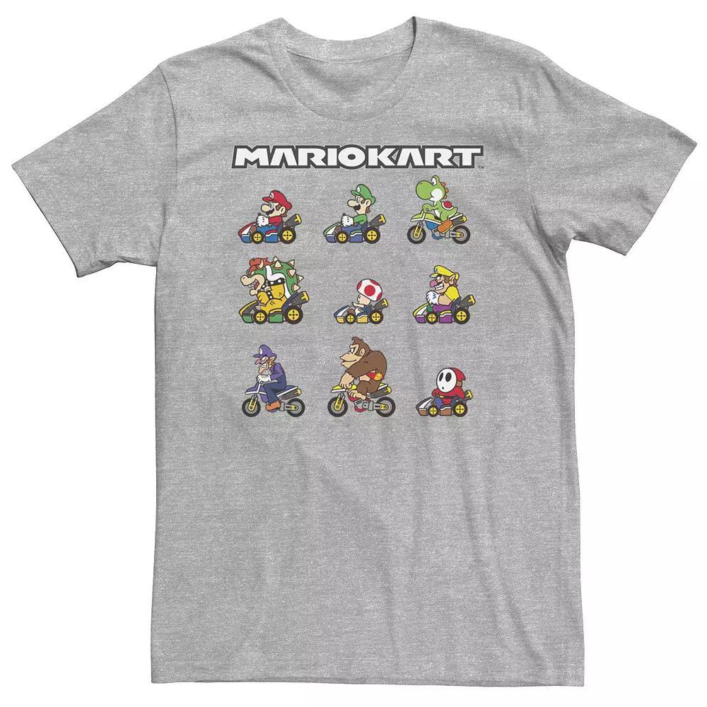 Big & Tall Nintendo Mario Kart Racers Ready Line-Up Tee, Men's,  Product Image