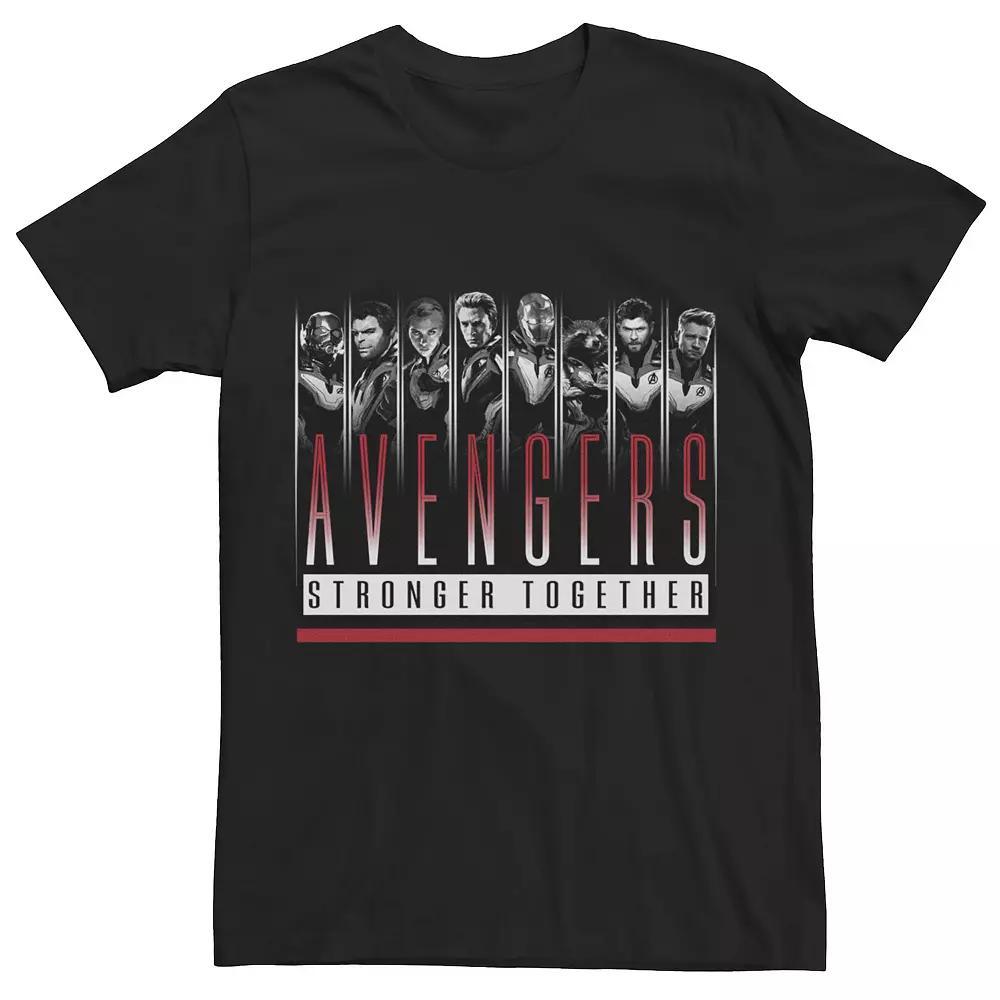 Mens Marvel Avengers Endgame Stronger Together Team Group Shot Tee Product Image
