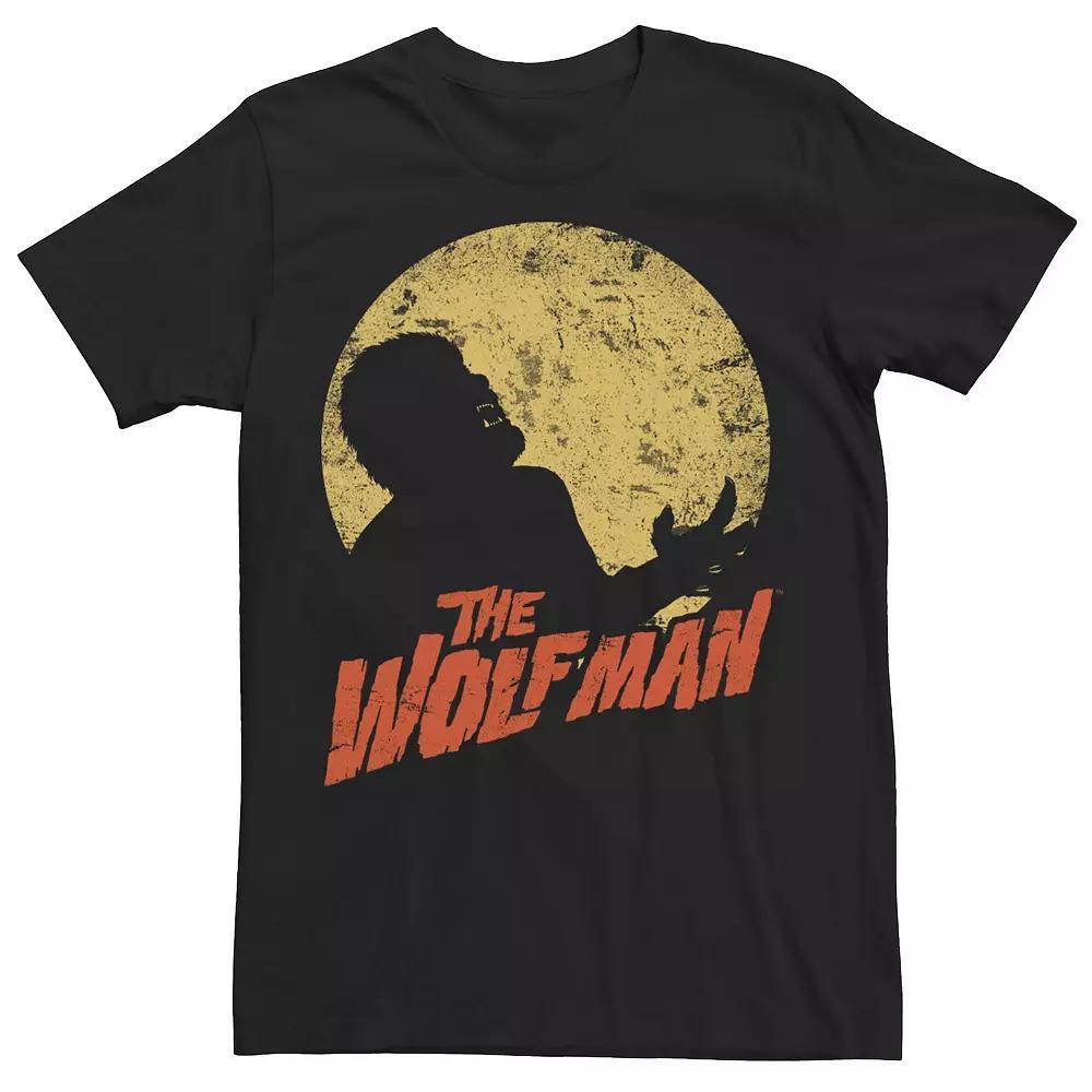 Men's Universal Monsters The Wolfman Moonlit Silhouette Tee,  Product Image