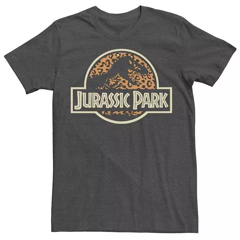 Men's Jurassic Park Peach Distressed Logo Tee,  Product Image