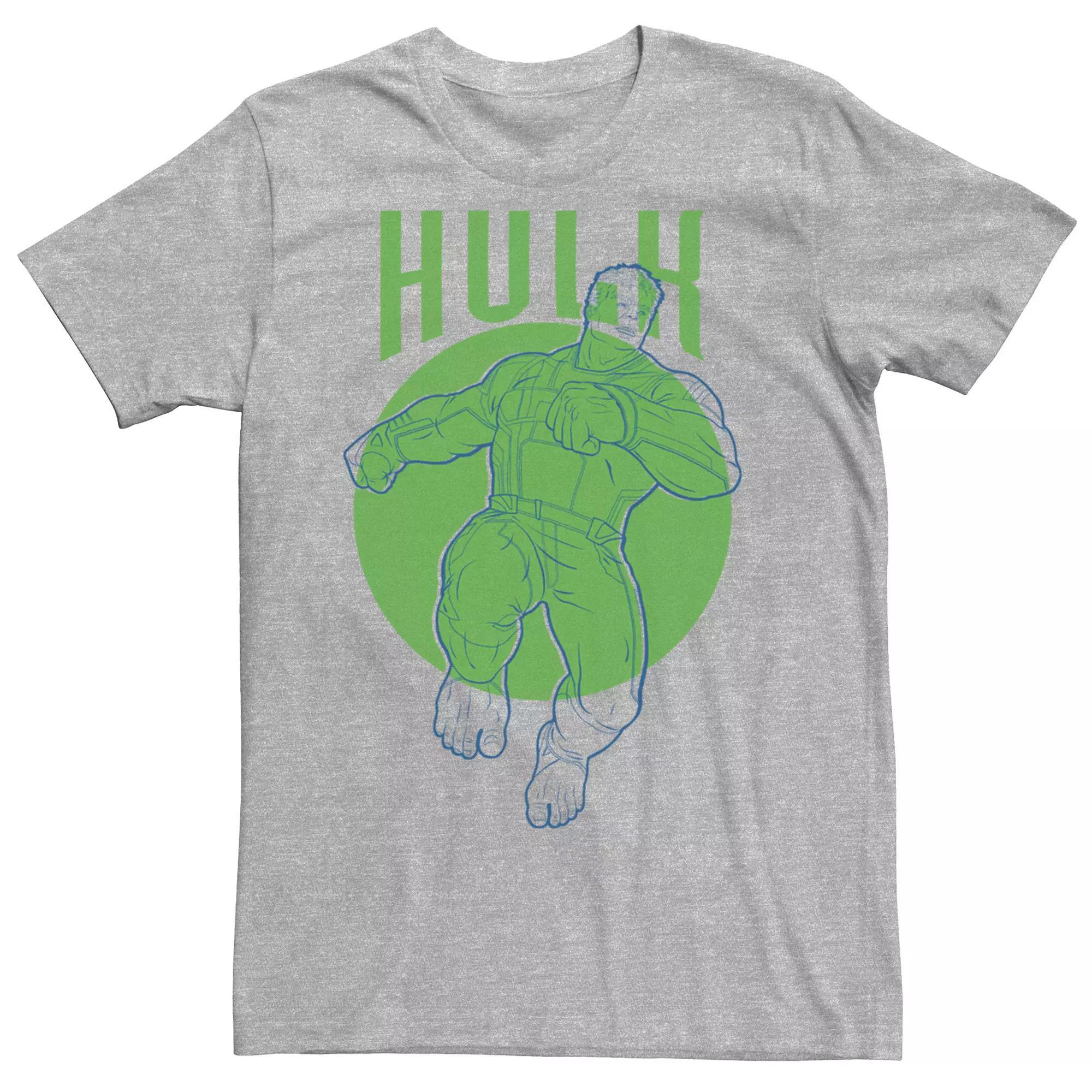 Men's Marvel Avengers Endgame Pop Hulk Circle Tee,  Product Image