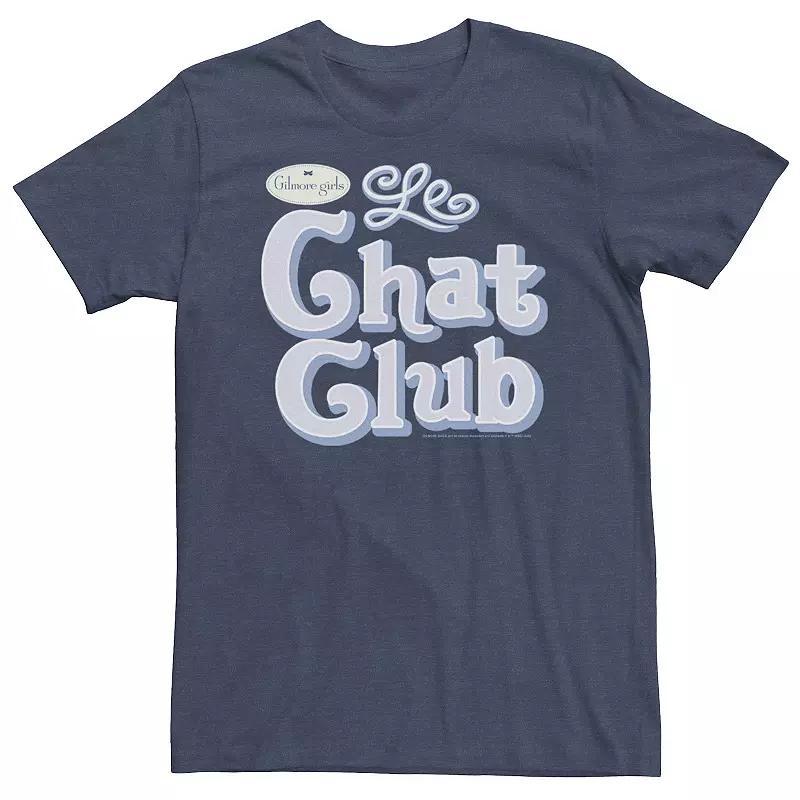 Big & Tall Gilmore Girls Le Chat Club Logo Tee, Men's,  Product Image