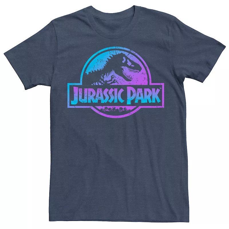 Men's Jurassic Park Tropical Tree Fill Fossil Logo Tee, Size: 3XL, Black Product Image