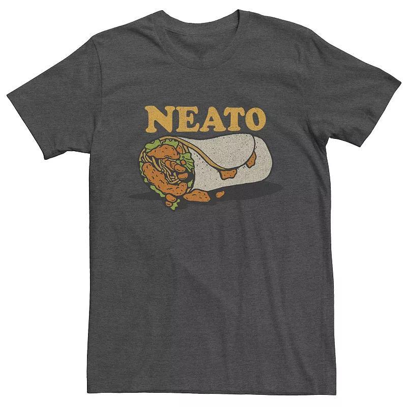 Mens Neato-Burrito Tee Grey Heather Product Image