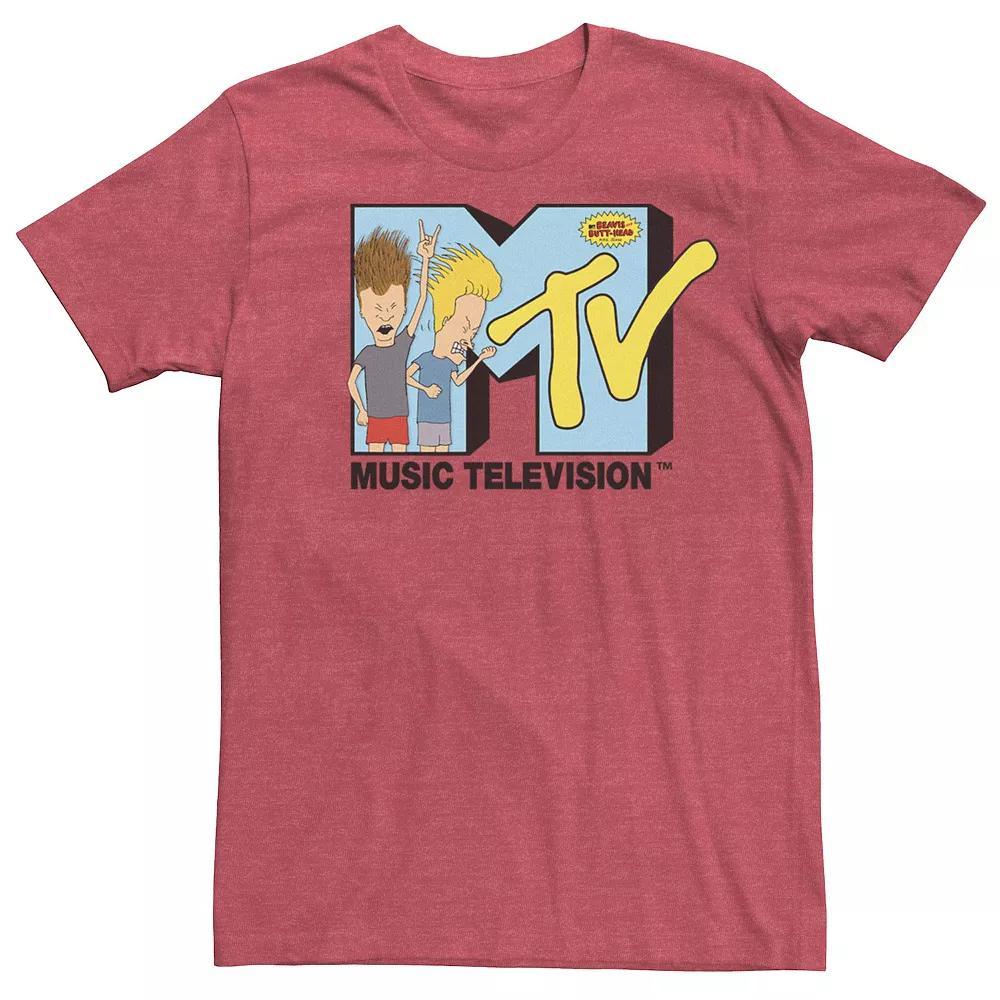 Men's MTV Beavis And Butthead Head Banging Logo Short Sleeve Tee,  Product Image
